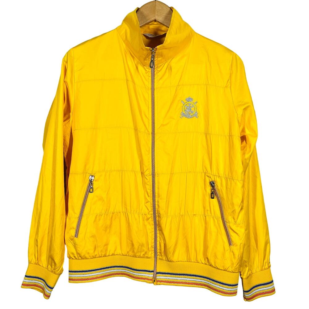 Vintage 90s Pol Neh Mang Windbreaker Jacket Ladies Golf Sporty Streetwear Art M